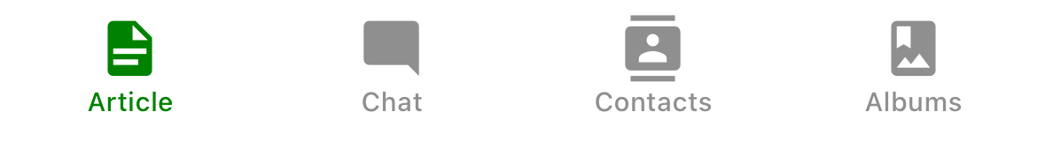 Tab bar active tint color